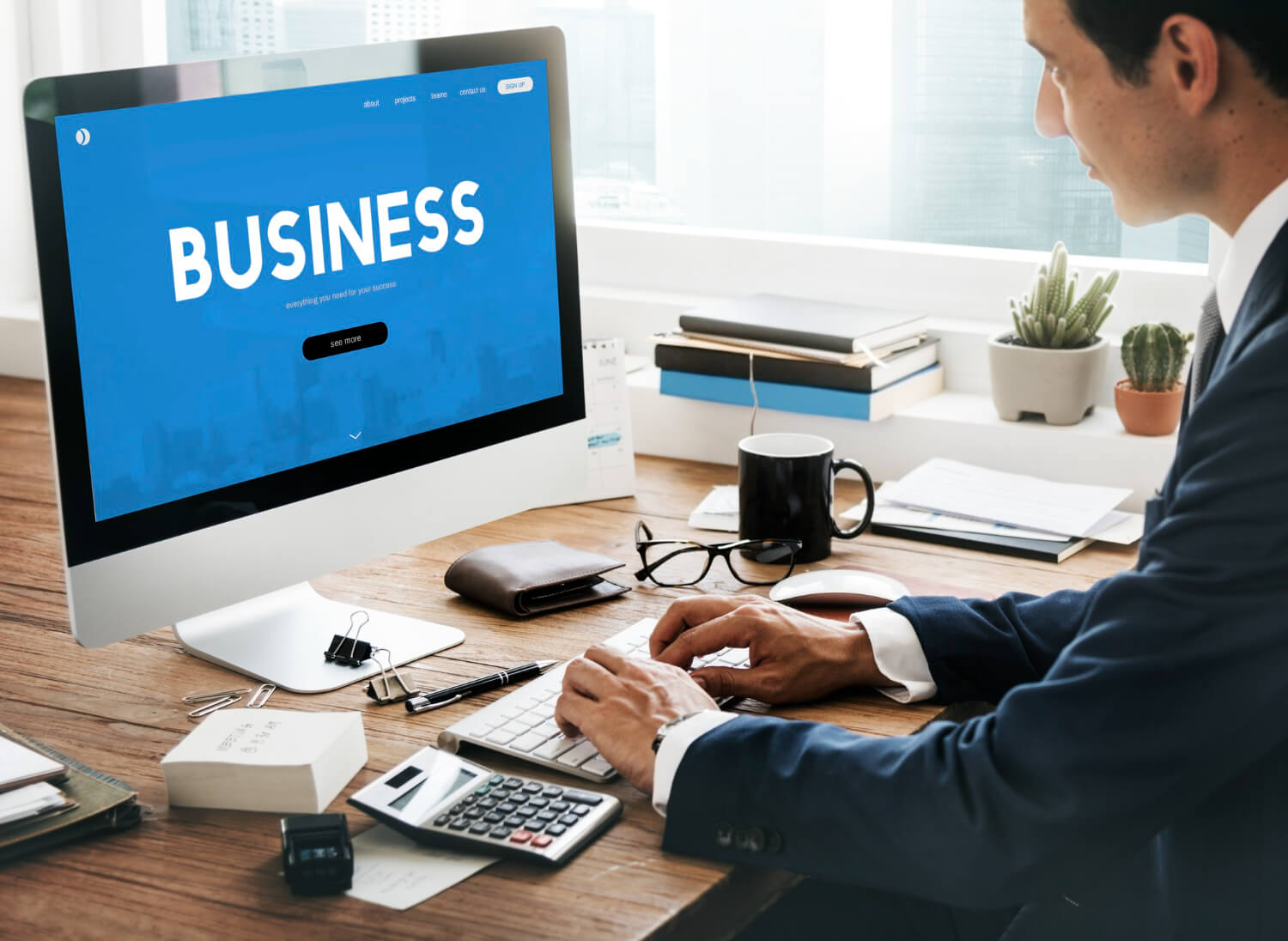 Professional business website generating leads and acting as a 24/7 digital salesperson.